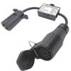 7 Pin To 13 Pin Adapter Converter Weather Resistant for Safe Trailer & Vehicle Connection Ensuring Stable Light Signals