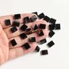 Double-Sided Natural Red and Black Agate Rectangular Slices - DIY Accessories