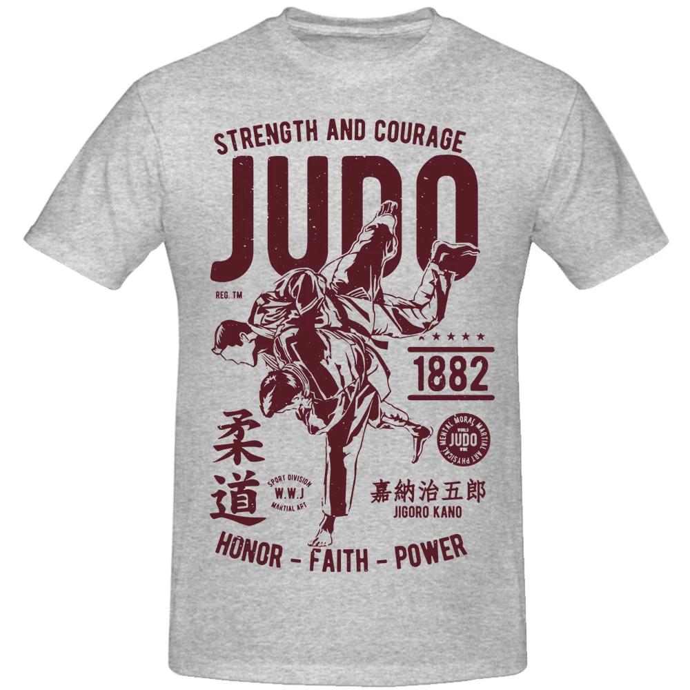 Strenght and Courage Judo 1882 Faith Power T Shirt Tee Unisex Unique Design T Shirt Cotton Euro Size Causal Sports TShirt