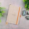 Rhodia Rhodia Rhodia Rama Goalbook A5 Dot 240 Italian Faux Leather Beige Notebook, Grid, Pages, Cover, (cf117745)