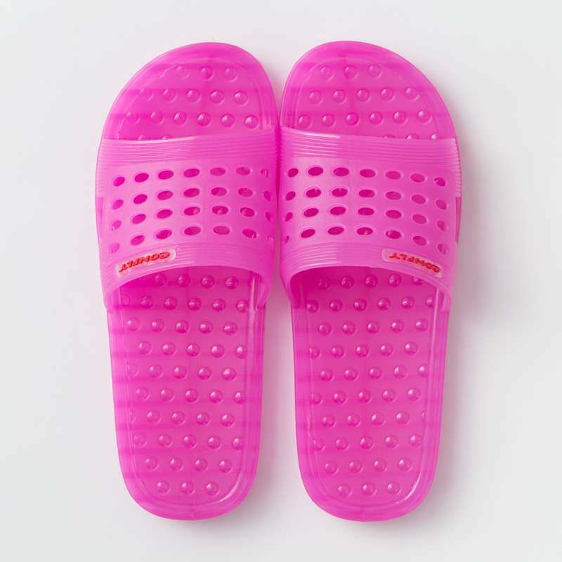 

2019 новые желейные тапочки женские летние для ванной комнаты, нескользящие, на плоском каблуке, на жесткой подошве, из хрустального пластика, домашние прохладные тапочки 36