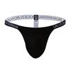 Pánská sexy tanga s nízkým výstřihem hip Lift s nápisem Rychleschnoucí kalhotky prodyšné G