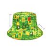Saint Patrick Floral Digital Print Vintage Style Sun Hat For Spring Party And Outdoor