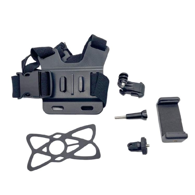 

Universal Chest Straps With 360 Rotations Phone Mount Belt For Smartphones And Cameras For Enhances Capture 1