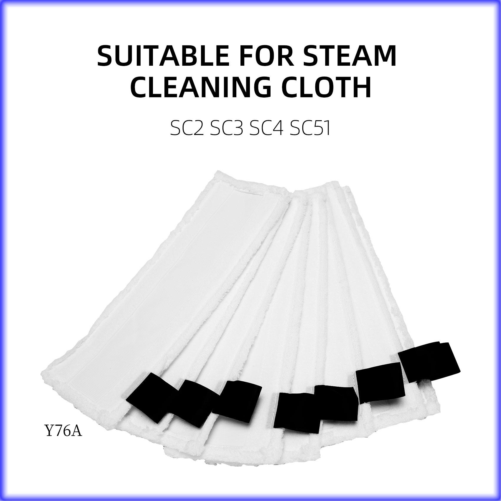 

Good-8PCS Floor Cloth Brush Head Cover For KARCHER SC1 SC2 SC3 SC4 SC5 Steam Floor Clean Up Cleaner Home Cleaning Parts білий