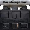 Multiple Pockets Car Trunk Storage Bag High Capacity Adjustable Backseat Hanging Organizer Space Saving Oxford Cloth