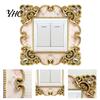 Outlet Sticker Switch European Style Punch Free Plastic Socket Decal Wall-mounted Cover Wall for Home
