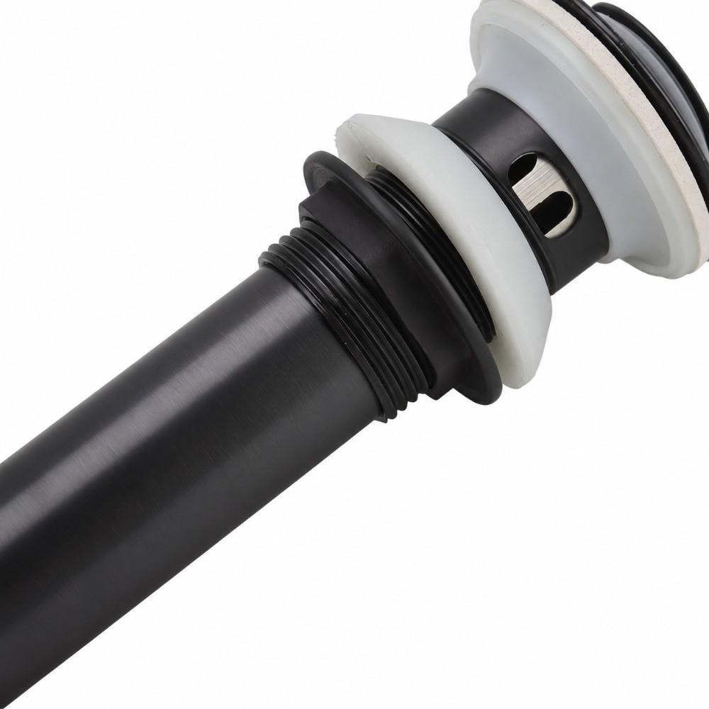 Matte Black Finish Drain Stopper Push Bounce Basin Sink Drain Sink Drain Stopper Kitchen Use