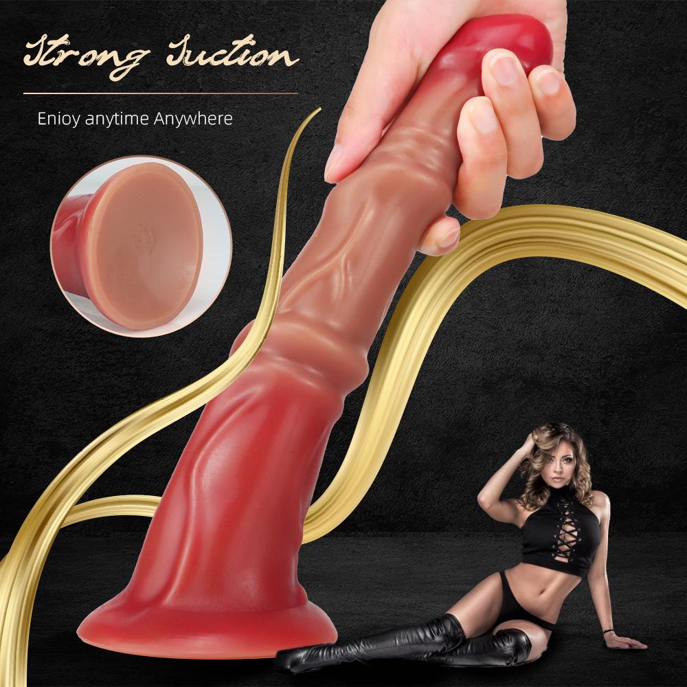 Soft Silicone Horse Dildo Suction Cup Cock Lesbian Masturbators Monster Art Penis Anal Plug Adult Sex Toy for Men Women