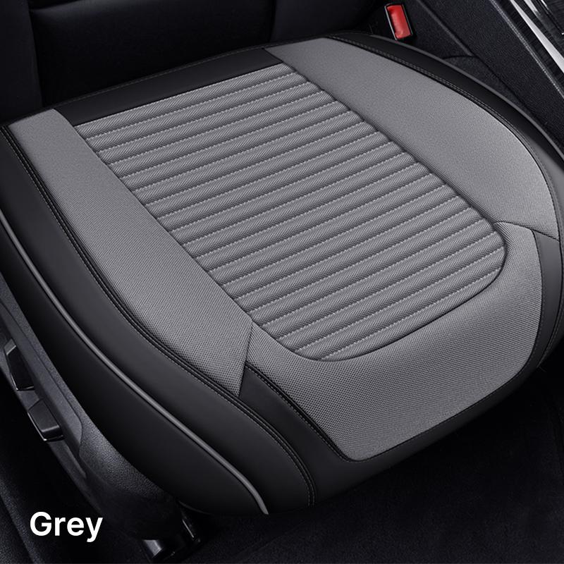 PU Leather Car Seat Cover Universal Vehicle Seat Cushion Anti Slip Chair Protector Mat Waterproof Sweatproof Surface