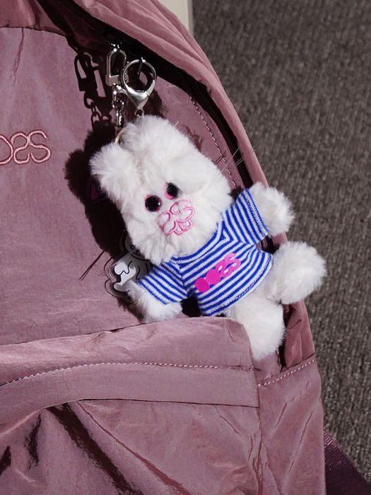 STUDIO SOCKSTOP OOSS Dragon Palace Rabbit Keychain White