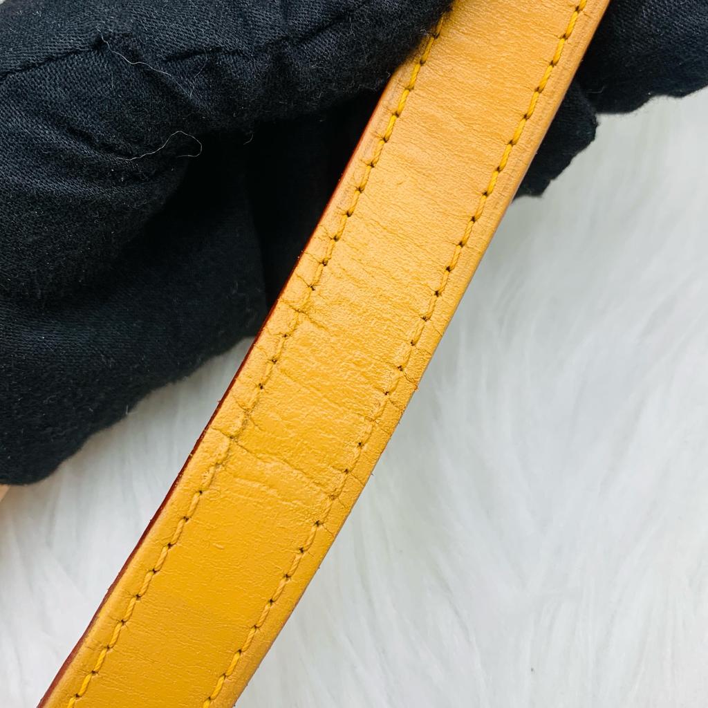 [Usato] Petit Noe Classico Monogramma Chiusura a Coulisse Tela Rivestita con Rifiniture in Pelle Borsa a Secchiello - Eccellente #RE4TMN