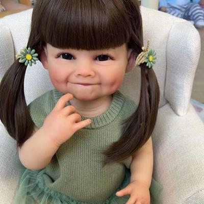 55CM Full Body Soft Silicone Reborn Toddler Doll Raya Lifelike Soft Touch High Quality Doll Gifts for Children