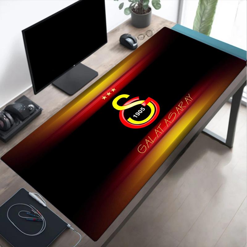 Tappetino per mouse Football Club Galatasaray, Tappetino per mouse da gioco, Tappetino per tastiera, Decorazione da scrivania per computer portatile, Regalo per tifoso, Regalo di compleanno