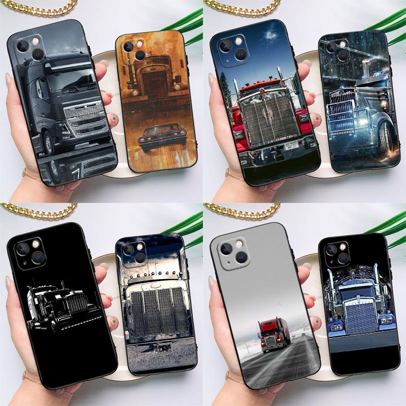 Cool Heavy Truck Car Silicone Case For iPhone 17 14 13 12 11 15 Pro Max 16 Plus 12 13 Mini 16e 17 Air Back Cover