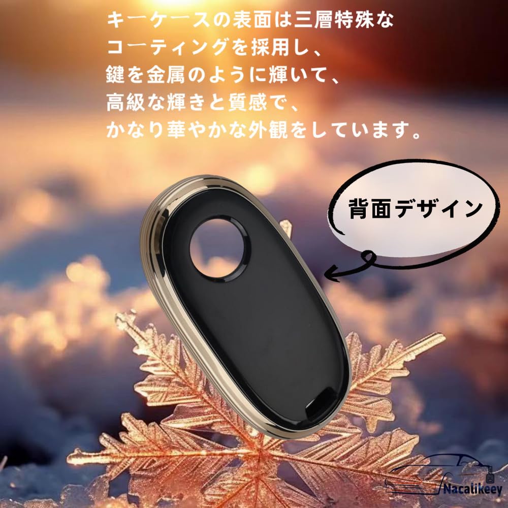 Suzuki Double Sided Slide Key Case Cute Key Case Wagon R Stingray Plum Blossom Compatible with MR Sakura Smart Key Case 4 [Nacalikeey] Wagon, Alto,