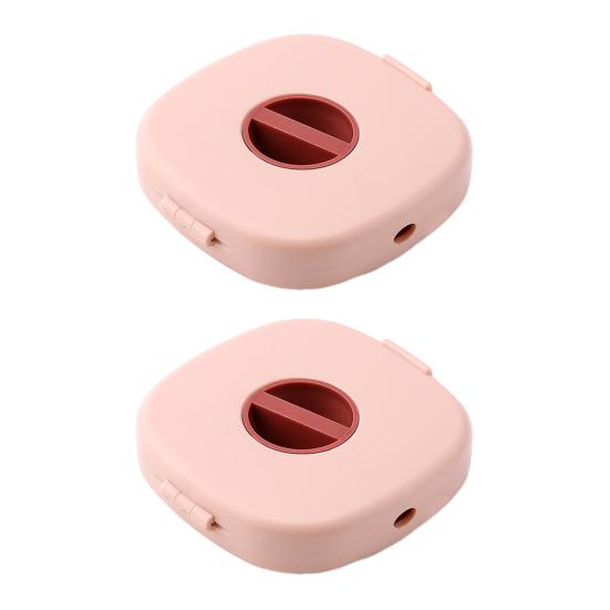 2Pcs 2 in 1 Cable Winder with Built-in Phone Hand Holder Compact Size Charging Cables Earphones USB Data Cables Organizer