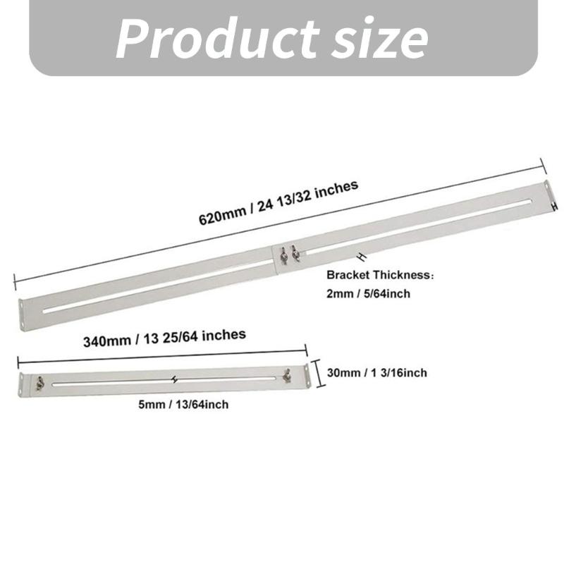 652F Adjustable Steel Drawer Support Brackets Fixes Sagging Bottom For Drawers