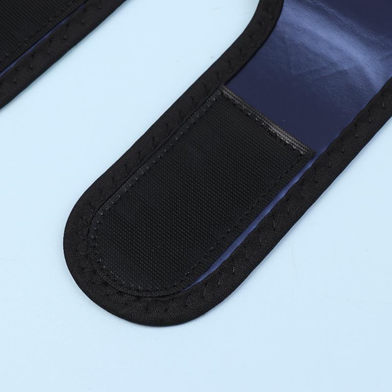 1 Pair Unisex Adjustable Sauna Thigh Sweat Bands - Shaping Leg Sleeves For Swelling Reduction, Sports Fitness Leg Protectors