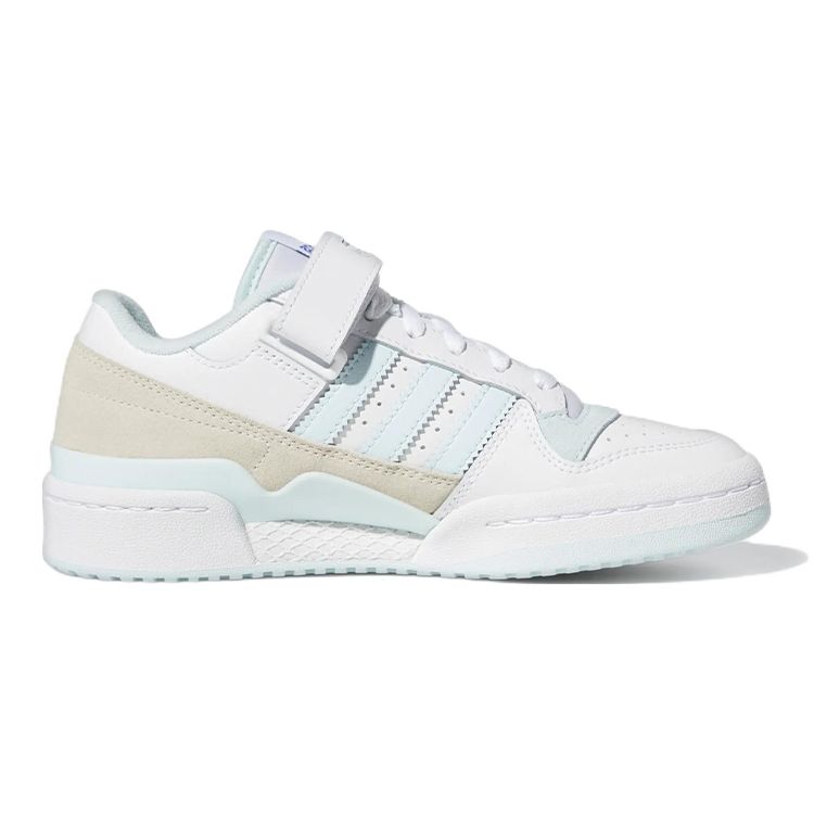 Adidas Zapatillas Forum Low Big Kid White Almost Blue para niños Cloud-White Chalk-White GY7058