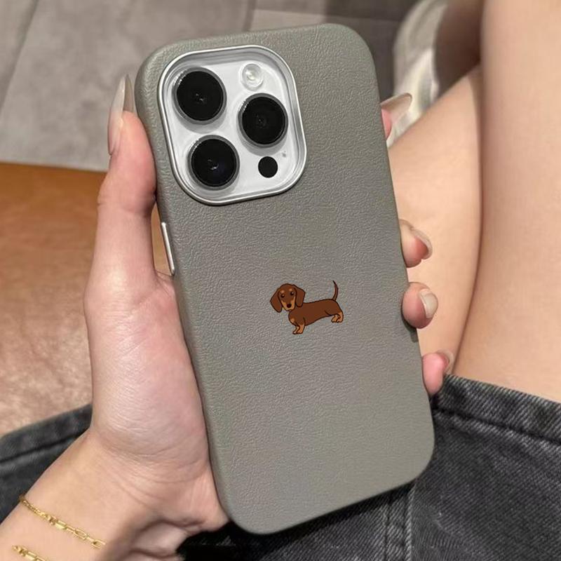 

For Samsung S25 Ultra S24 FE S23 S22 Plus Case Minimalist Brown Dachshund Cover For Galaxy A16 A26 A36 A56 A25 A55 A54 A53 Funda Galaxy A13 4G