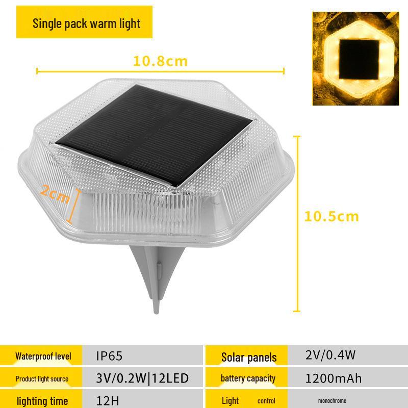 

Solar In-Ground Lights IP65 Waterproof for Outdoor Steps and Lawn