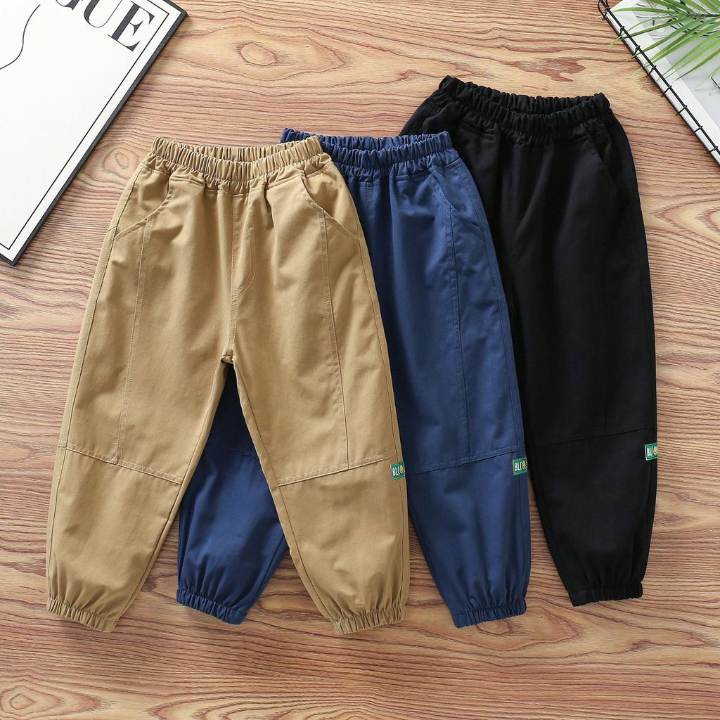 Boys' Pants Spring and Autumn Children's Work Pants, Long Pants, Medium-sized for Boys, Suitable for Boys