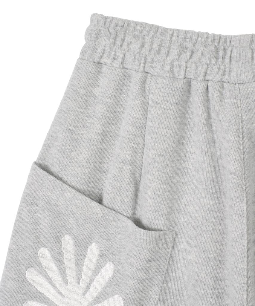 Dandel Dd Symbol Sweat Bermuda Pants (Grey)
