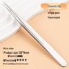 Eyelash Curler & Tweezers Set: Gold Feather Design for False Lashes and Extensions