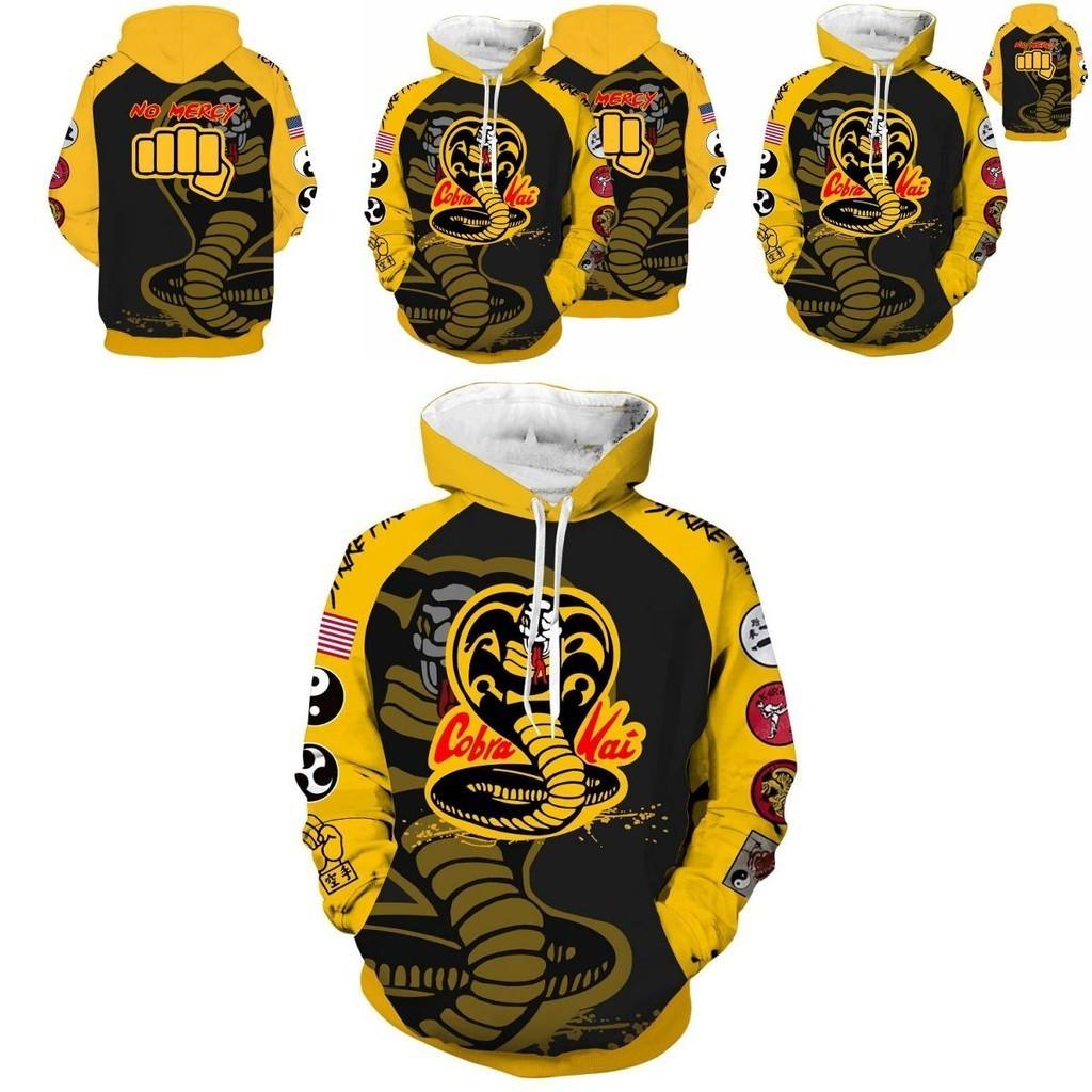 The Karate Kid Cobra Kai Hoodie 3d Animation Weich Bequem Cosplay Pullover