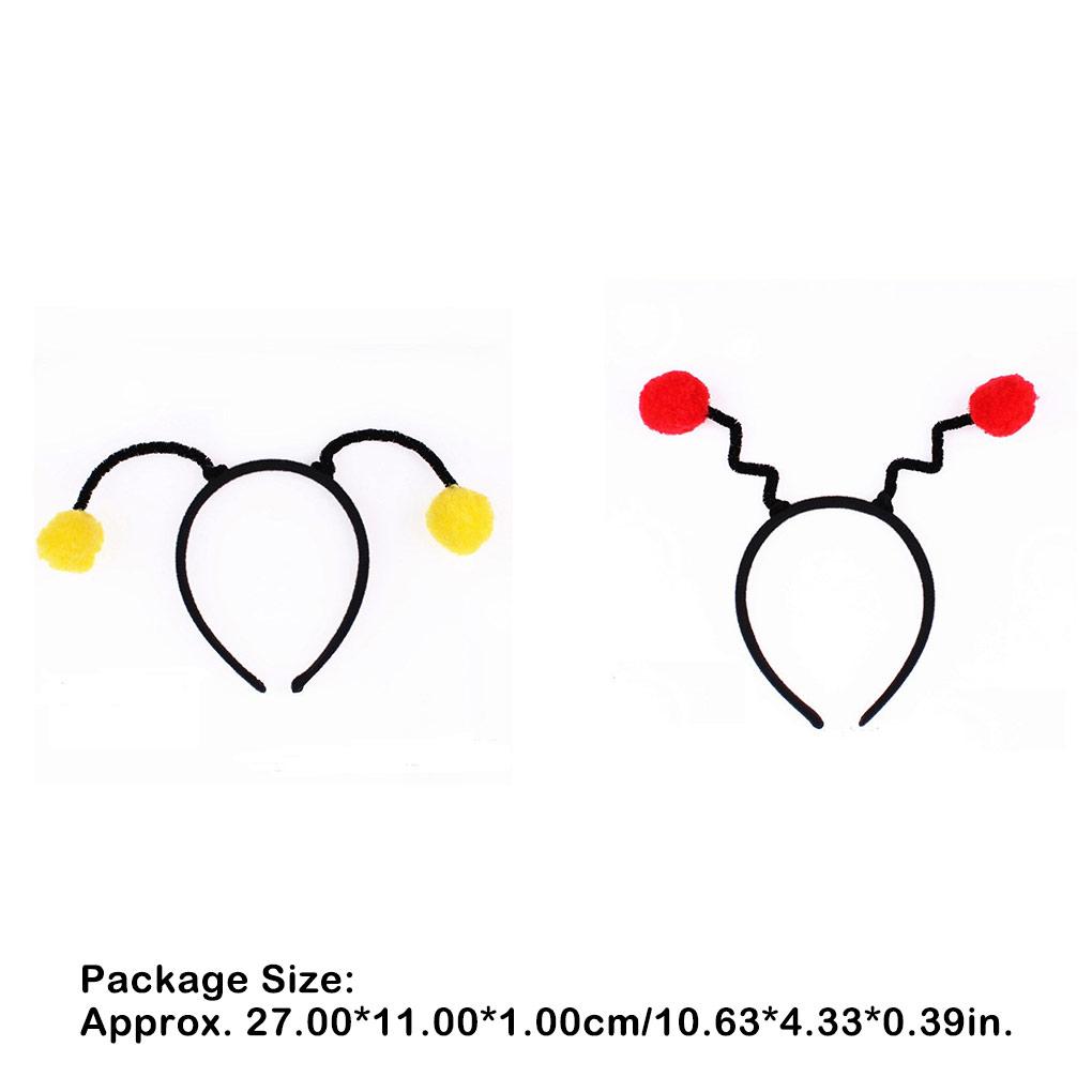 Antennen Damen Stirnband Cartoon Tier-Elemente Cosplay Requisiten Zubehör Kinder Haarband Vliesstoff Unisex Haarreif Erwachsene Party