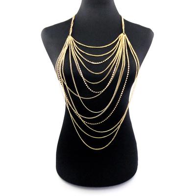 Multilayer Body Chains For Women Rhinestone Chest Chain Fashion Body Chain Jewelry Sexy Accessories