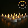 Flameless Flickering LED Tea Lights with Timer 6 Hours On & 18 Hours Off In 24Hours Cycle Automatically LED Votive Candles Light
