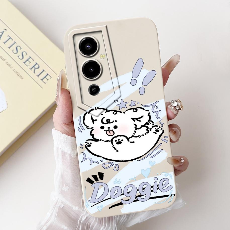 For Tecno Pova 4 LG7n Case Lovely Cartoon Camera Lens Protective Silicon Cover For Tecno Pova 4 Pro LG8n Funda Pova4 4Pro Bumper