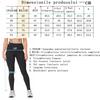 Women's High Waist Yoga Pants with Tummy Control, Push Up Effect, Hidden Waist Pocket, for Fitness, Yoga, Running, Black, Size S