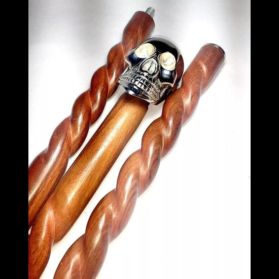 

Голова Ходьба Пеший Туризм Индивидуальная Палка Качество Деревянные Ходунки Королевская Ручка Череп