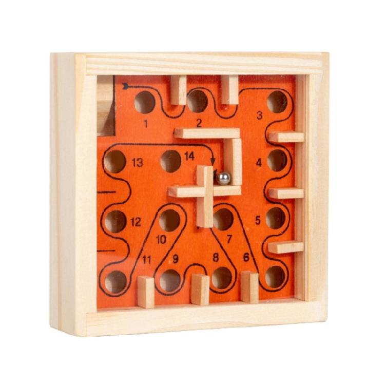 Wooden Hand Skill Training Bead Maze Puzzle Toy For Boy Girls Improves Logical Thinking And Patience Learning Gift
