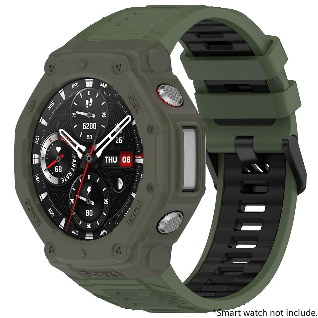 Silikonový řemínek a pouzdro pro chytré hodinky Huami Amazfit T-REX 3 Řemínek Náramek T-Rex3 Sportovní náramek Náramek na zápěstí S nástrojem