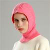 One Hat And Neck Scarf In Winter, Riding Outside, Warm Ear Protection Hat, Knitting Wool, Neck Scarf, And Solid Fried Dough Twists