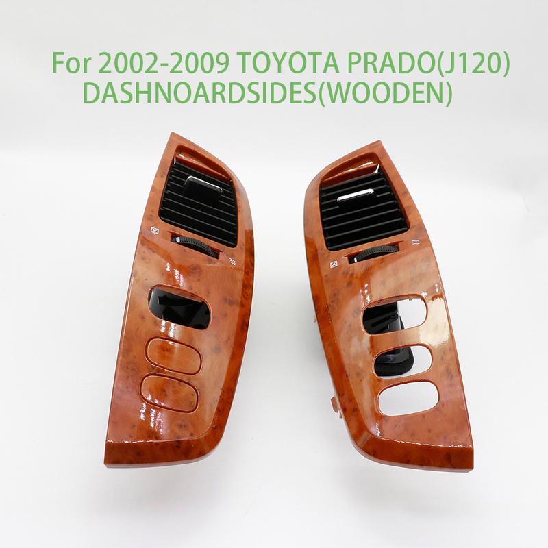 

For 2002-2009 TOYOTA PRADO J120 WOODEN VENT Car Front Dashboard Center A/C Grille Vent Air Conditioner Outlet