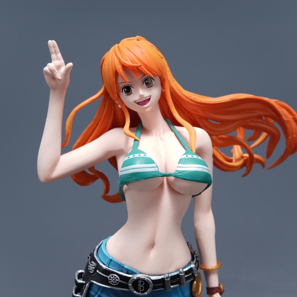 22cm/8.66in Anime Figure Nami Action Figures Pvc Statue Desktop Ornamen Collection Model Toys Gifts ONE PIECE Poseable Articulated Scale Detailed