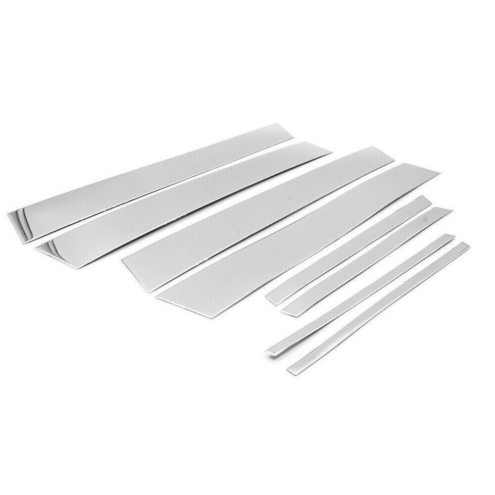 Postes de pilar de puerta de coche, pegatinas de cubierta embellecedora de puerta, accesorios exteriores para Toyota RAV4 XA40 2013 2014 2015 2016 2017 2018