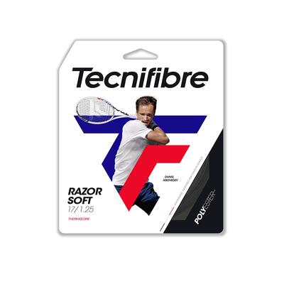 Tecnifibre Tennis Darmsaite RAZOR SOFT 125 Laser Soft 125 Einzelne Saite 04GRAS125N