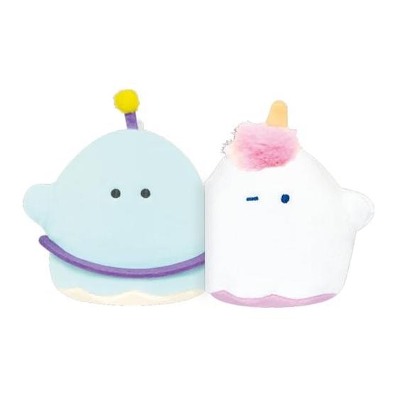 Cracks Keychain Nikonui Nikonui Set of 2 Matching Fluffy Cheeks Attach with Magnet Eufaune/Unicornu Plush Toy 115783