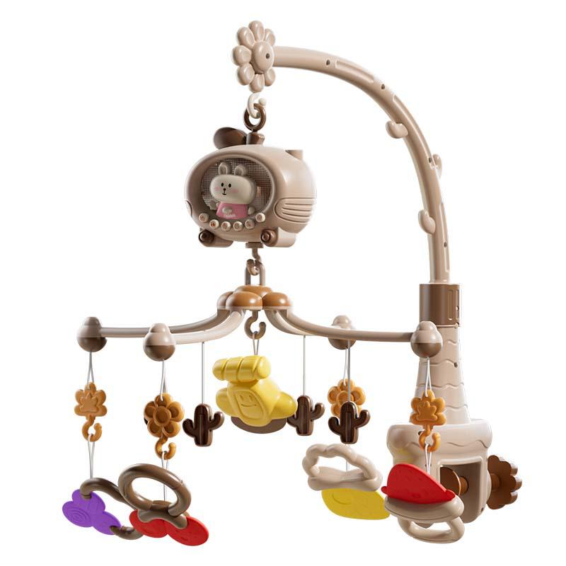 Musical Rotating Projection Crib Mobile for Newborns (0-3 Years)