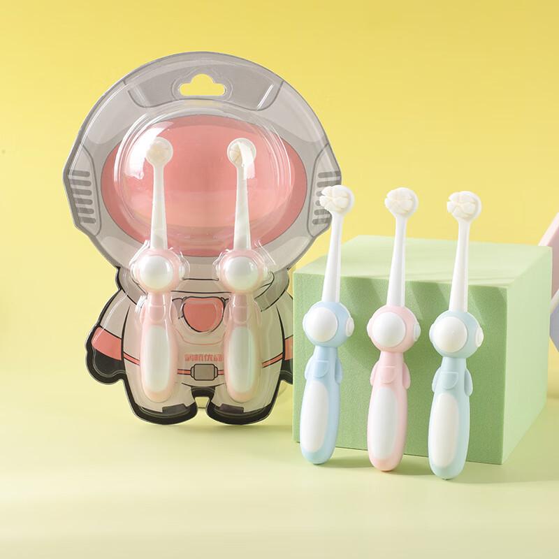 

Sajie Astronaut Kids Soft Bristle Toothbrush 4-Pack