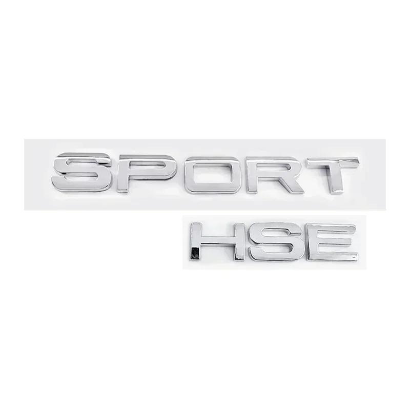 Car 3D chrome plated logo letter front hood sports badge For Land Rover RANGE ROVER ABS Sport HSE sticker decorative accessories BQ9