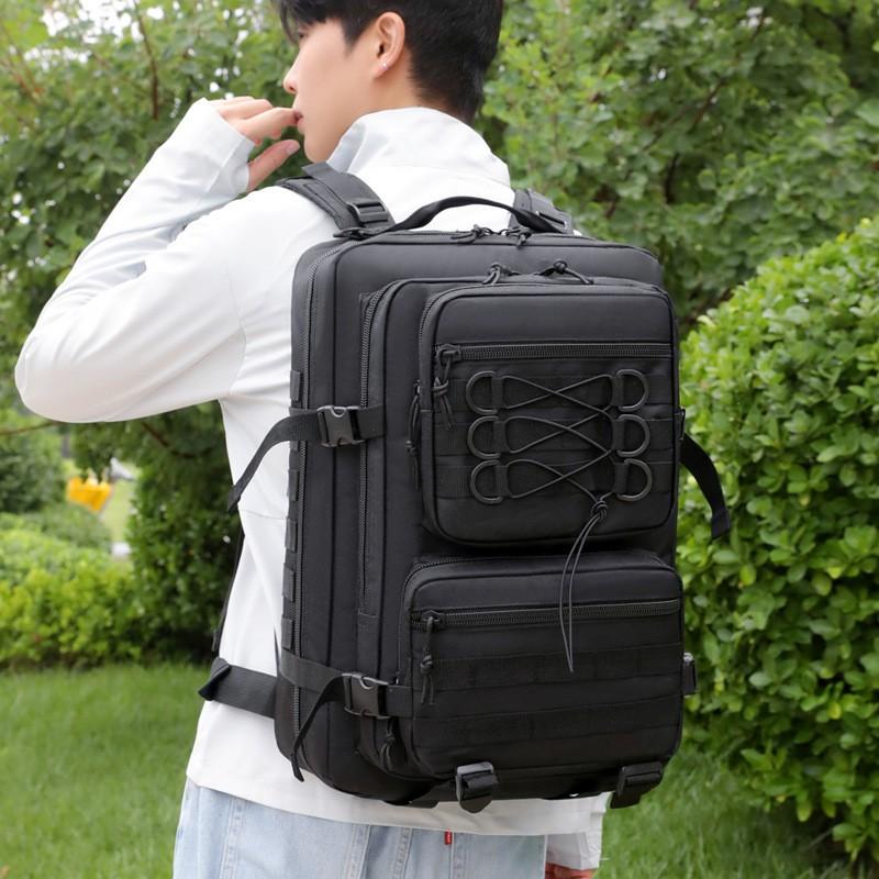 Tool Bags Tactical Oxford Cloth Tool Bag Large Capacity 15in Laptop Carry Backpack Outdoor Camping Hiking Storage Pack
