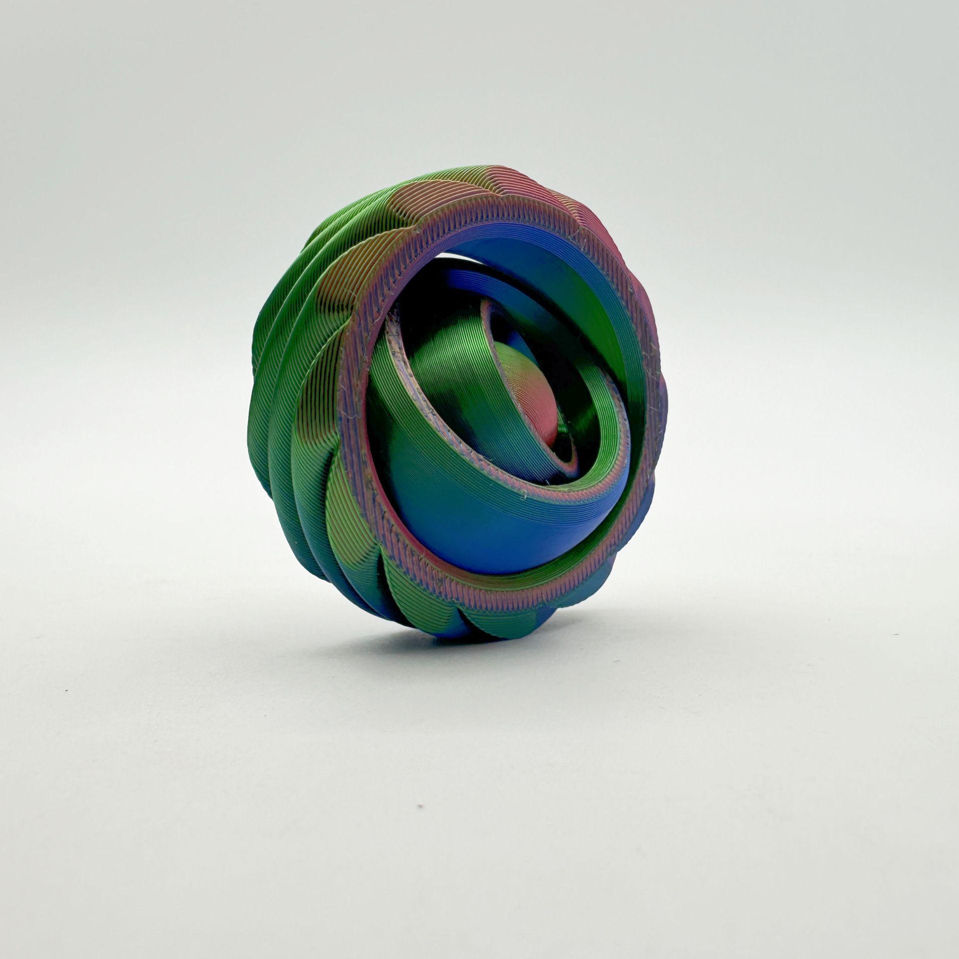 

Игрушка спиннер для пальцев, напечатанная на 3D-принтере - Популярный подарок и украшение