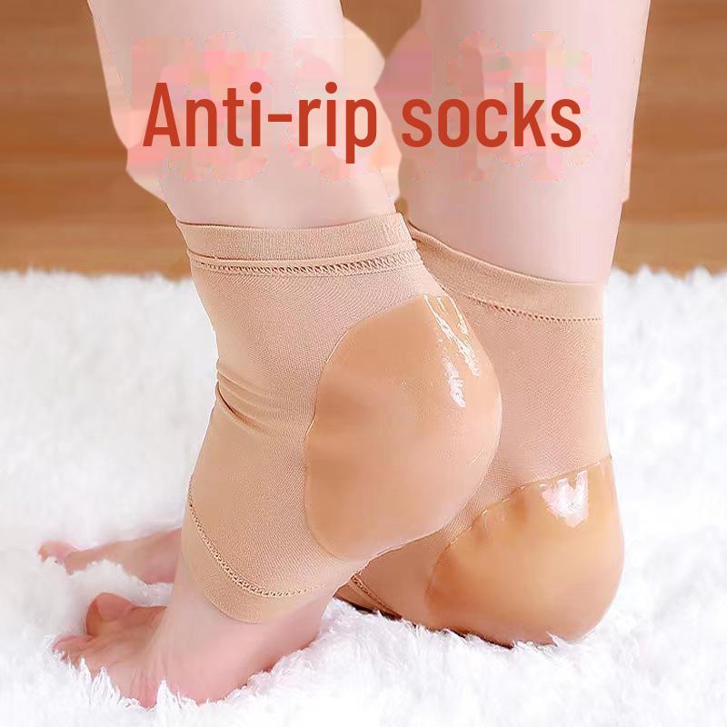 Unisex Silicone Heel Moisturizing Socks for Foot Protection